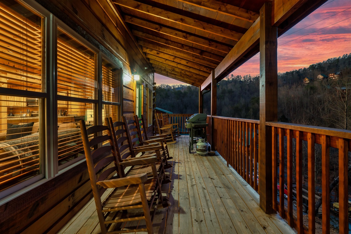 Balcony view.