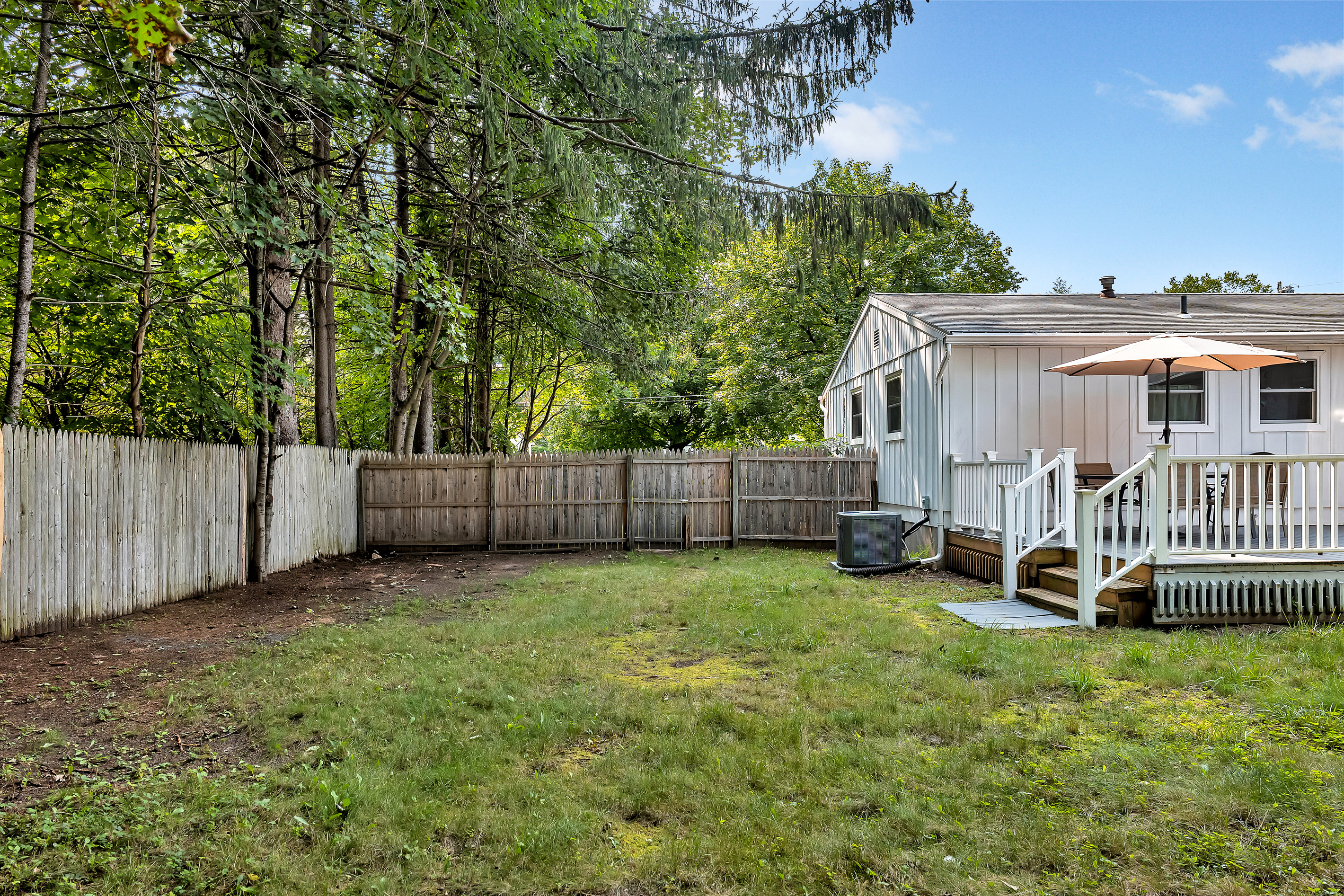 Backyard – Fenced Yard & Deck