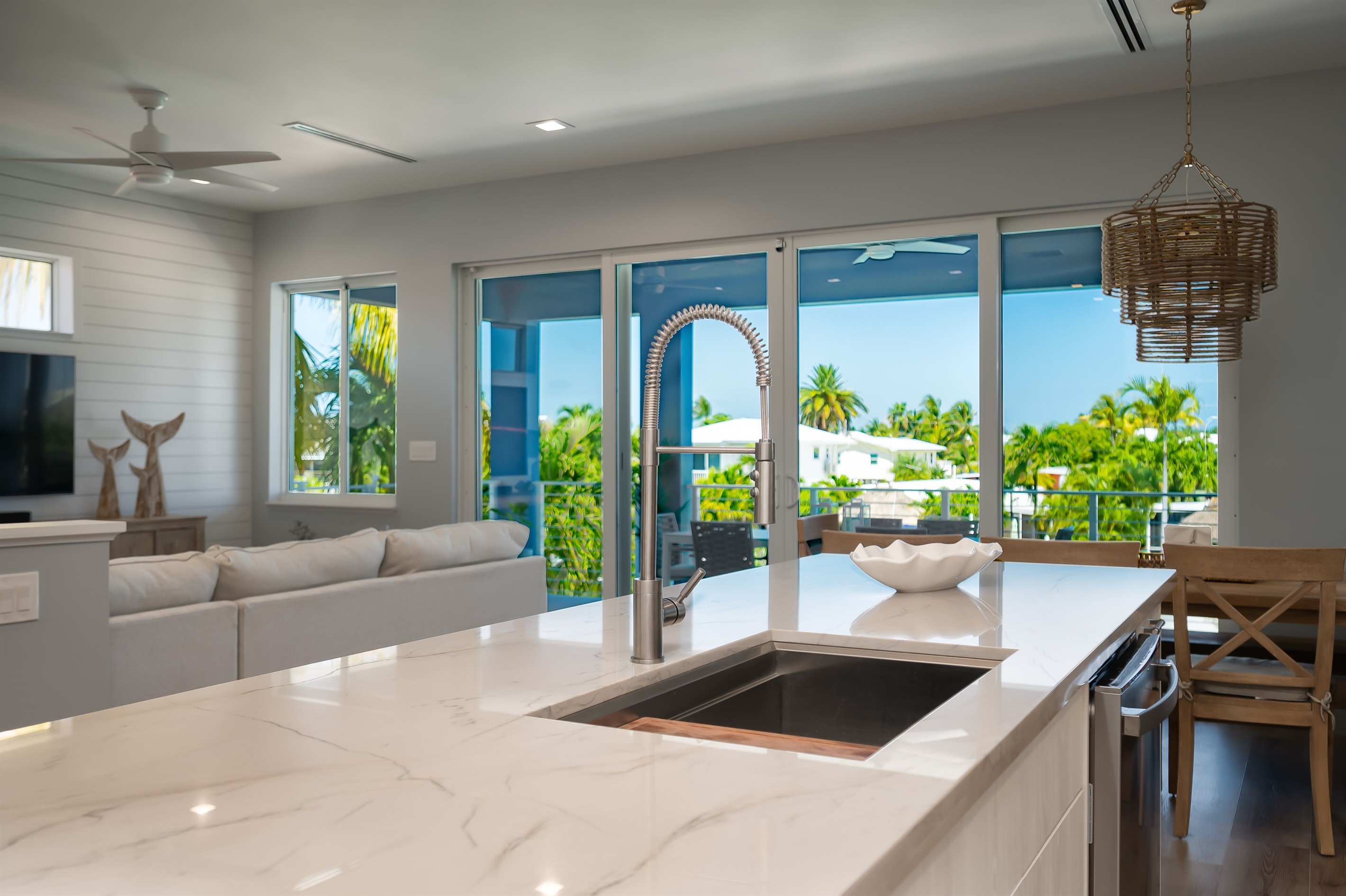 Beautiful marble countertops