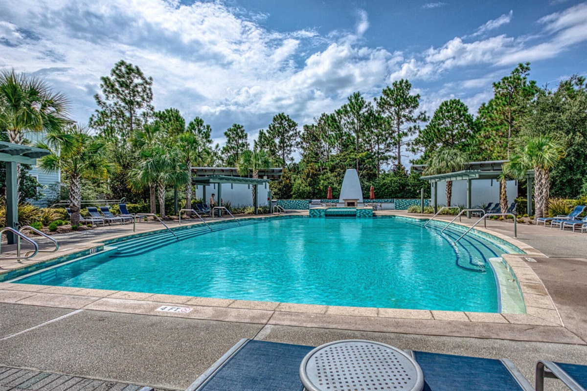 Relax at one of WaterColor&rsquo;s scenic community pools.