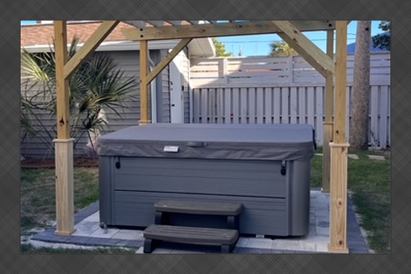 Hot Tub and Pergola