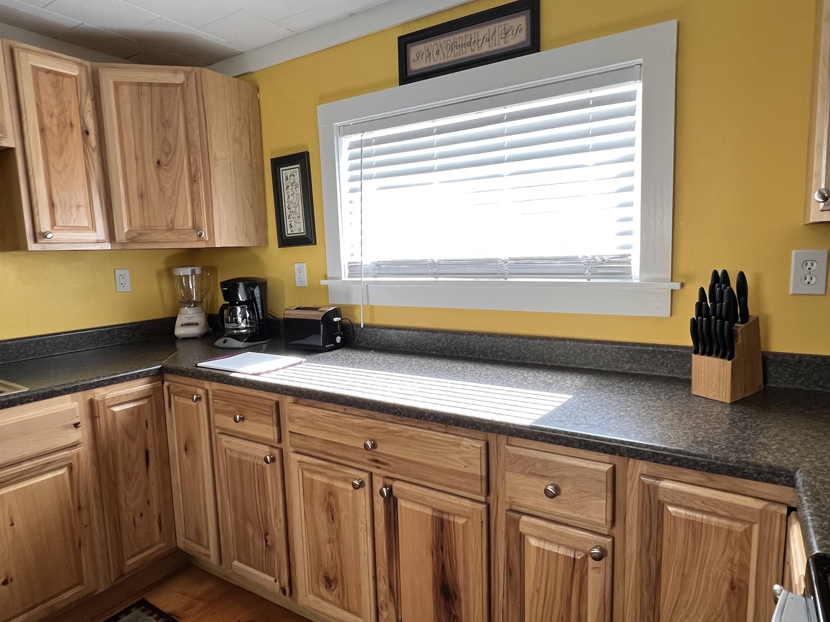 Lots of counterspace great for food prep!