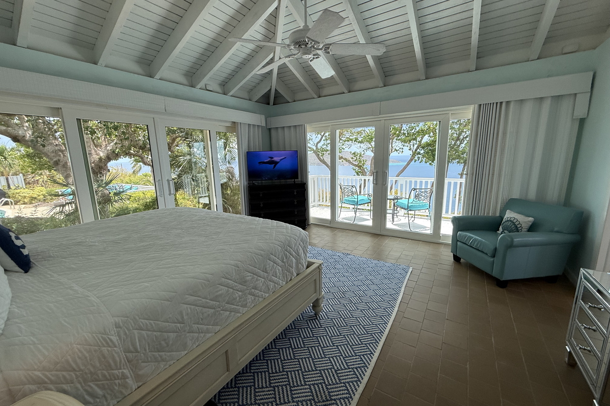 A cozy space to settle in after a day of exploring St. Thomas.