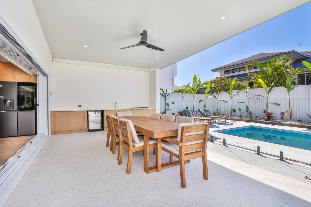 Outdoor entertaining area