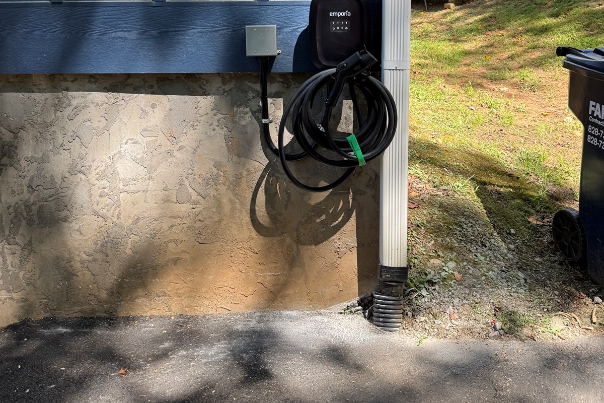 EV charger located at the property- Level 2 (240 V)