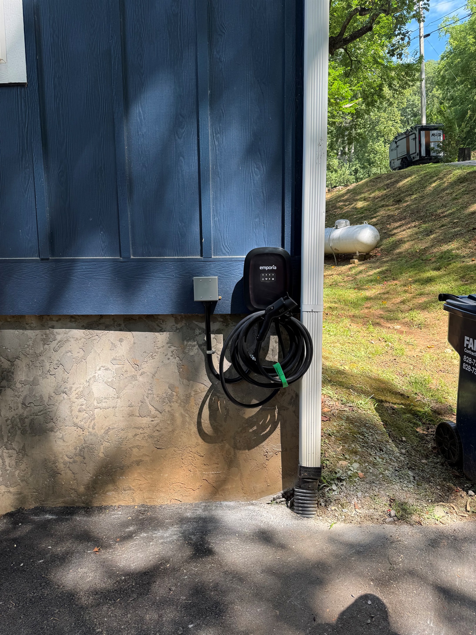 EV charger located at the property- Level 2 (240 V)