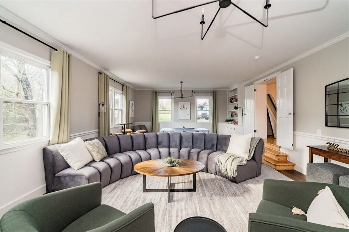 Spacious living area
