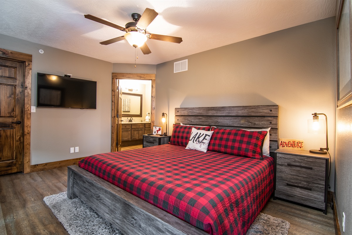 Each bedroom has a smart TV with cable