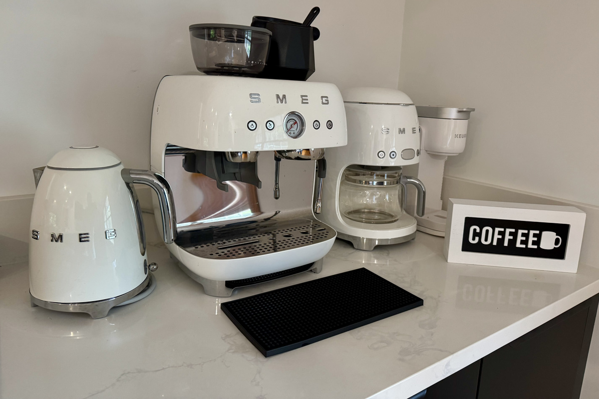 Premium Smeg appliances elevate your morning routine