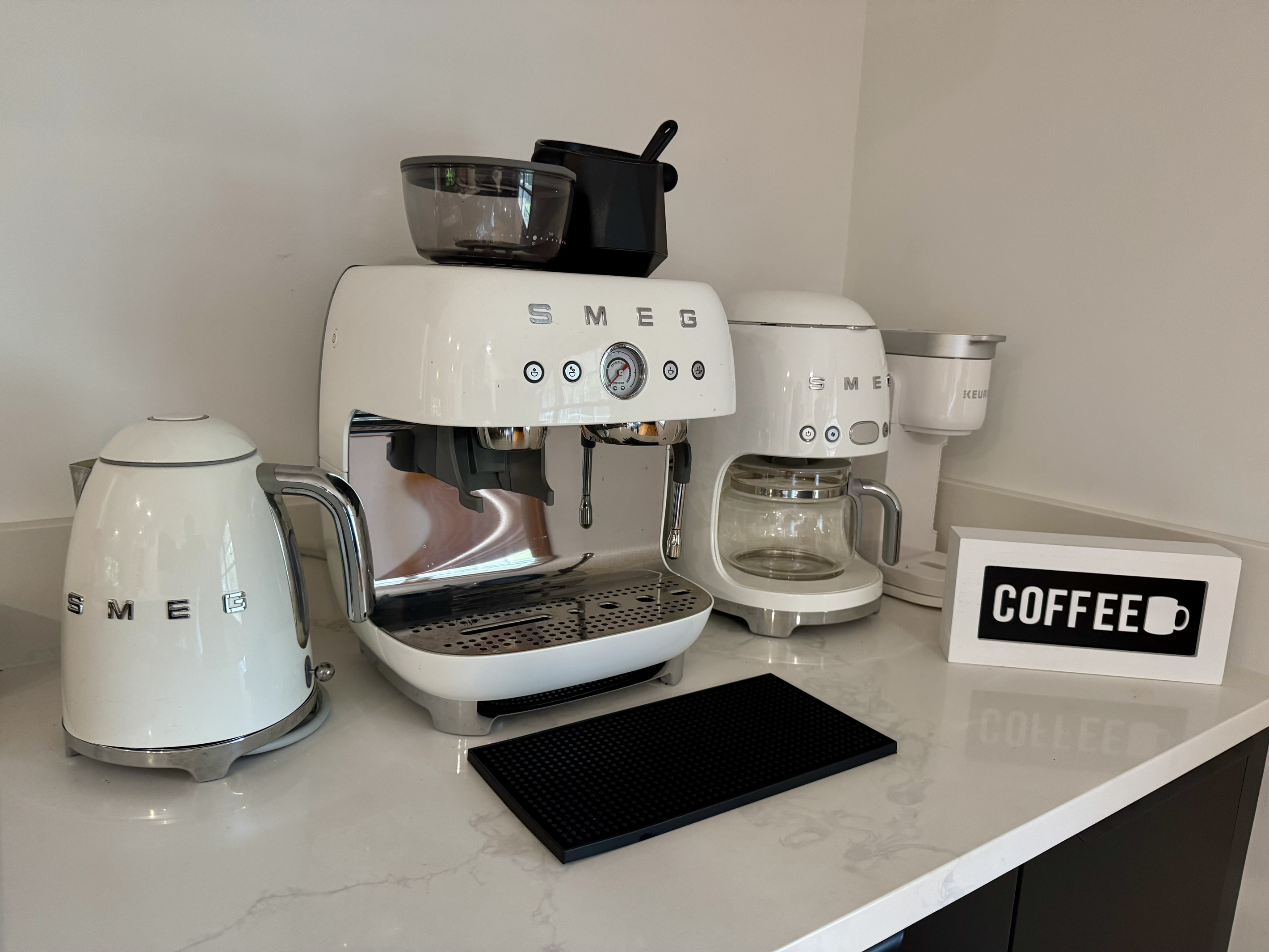 Premium Smeg appliances elevate your morning routine