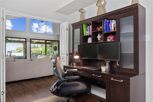 Work-from-lake-life vibes. Enjoy peaceful productivity with stunning lake views just steps away when it’s time to unplug.