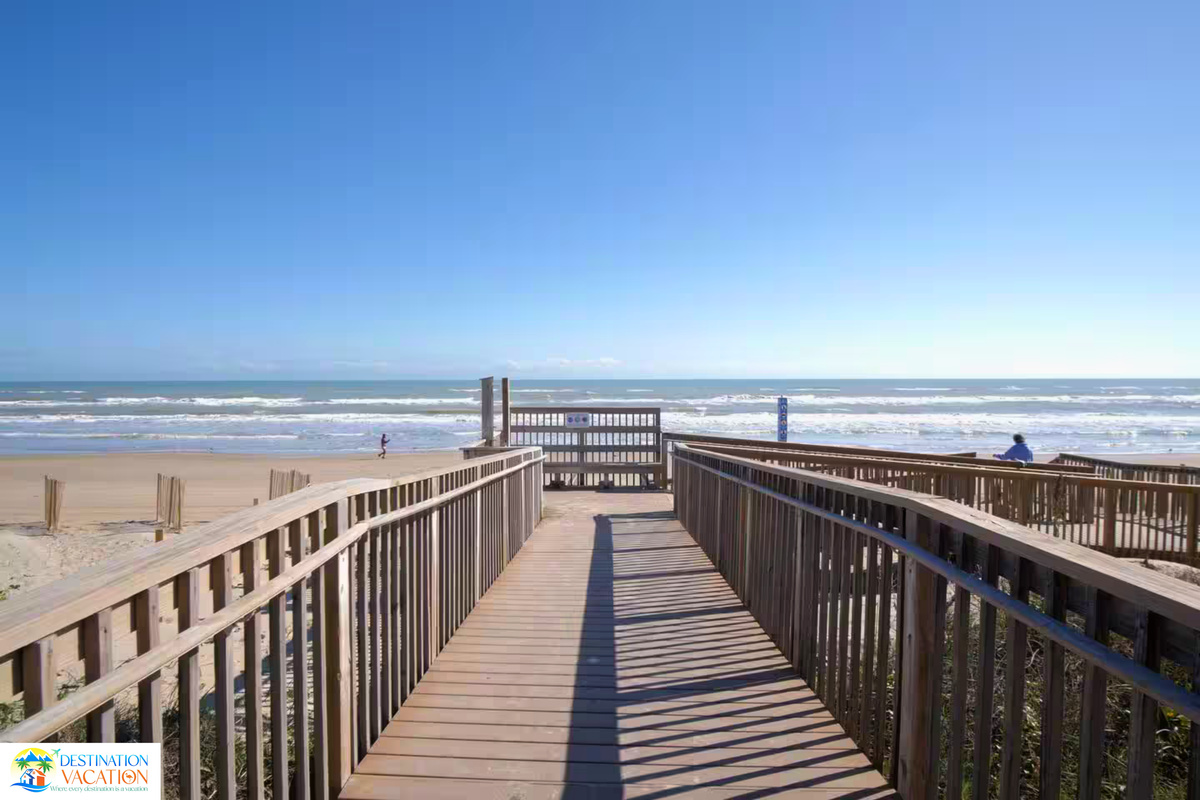 Follow the path to sun, sand, and sea.