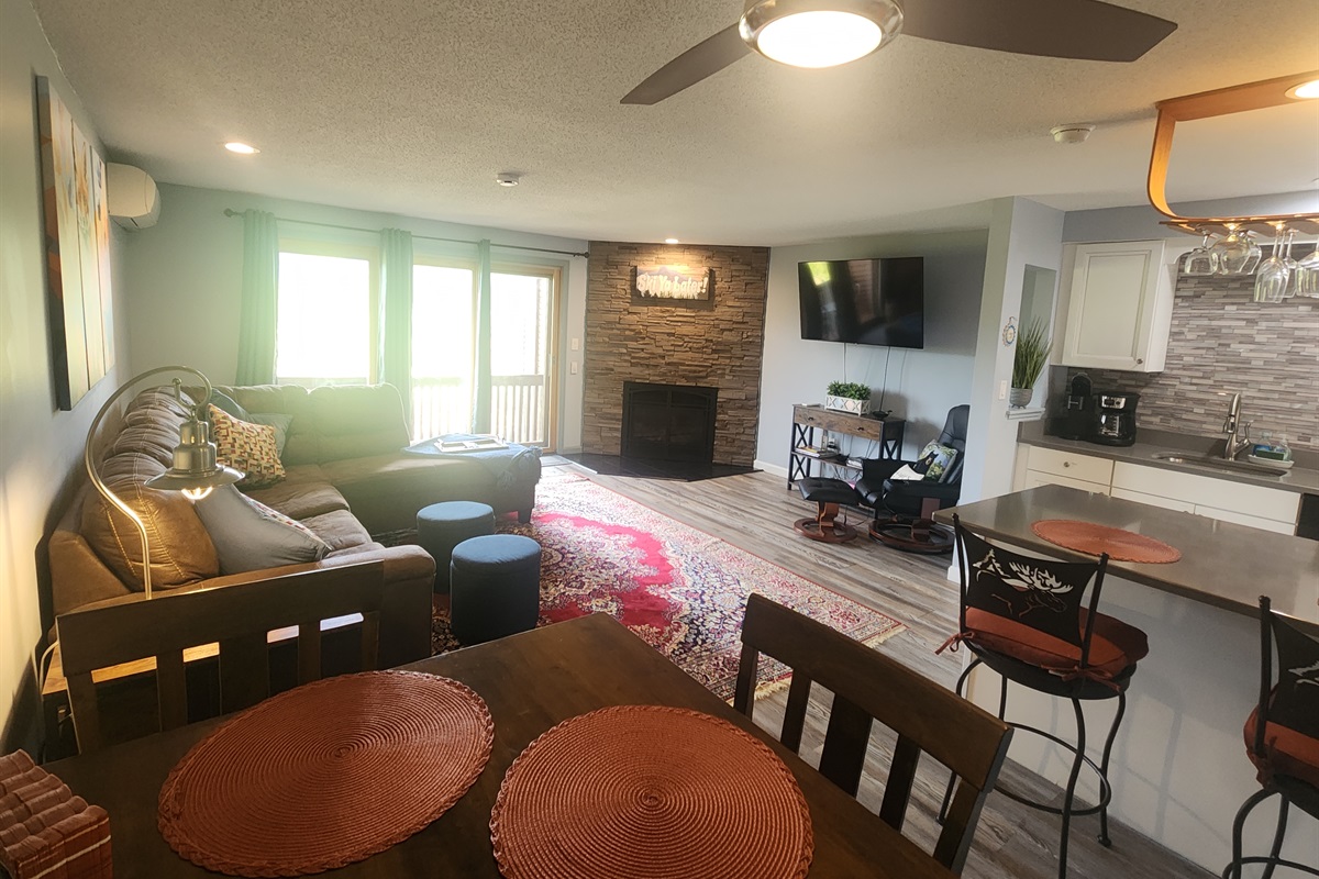 Morning light in the living room