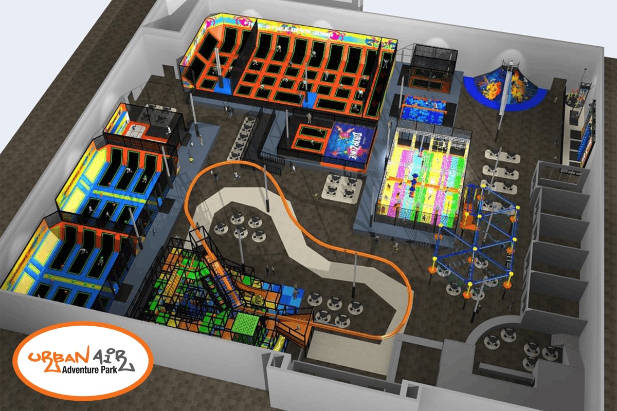 Urban Air Adventure park is a one min drive away!