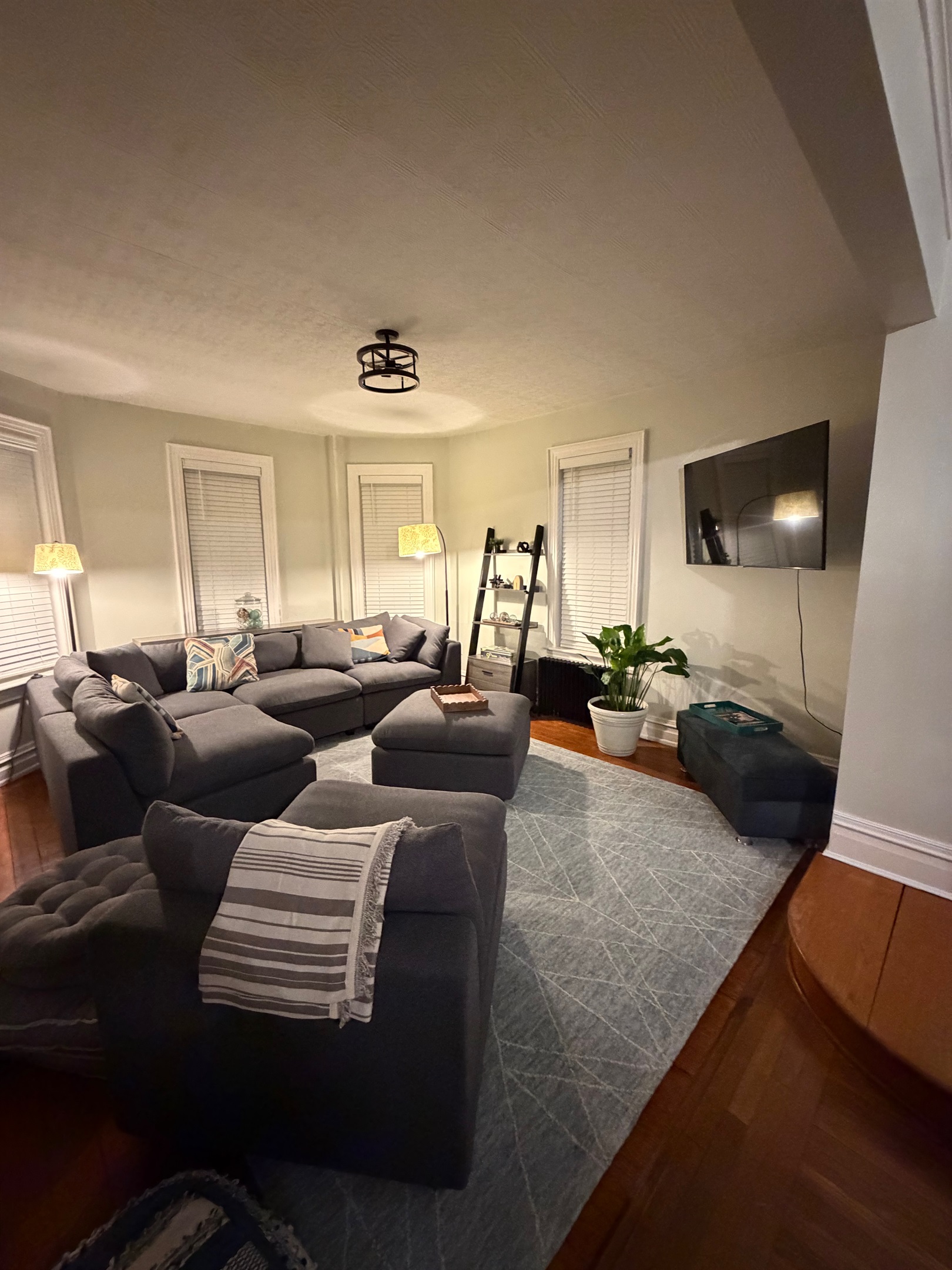 Comfortable lounge space featuring a sectional sofa perfect for relaxing after a day out