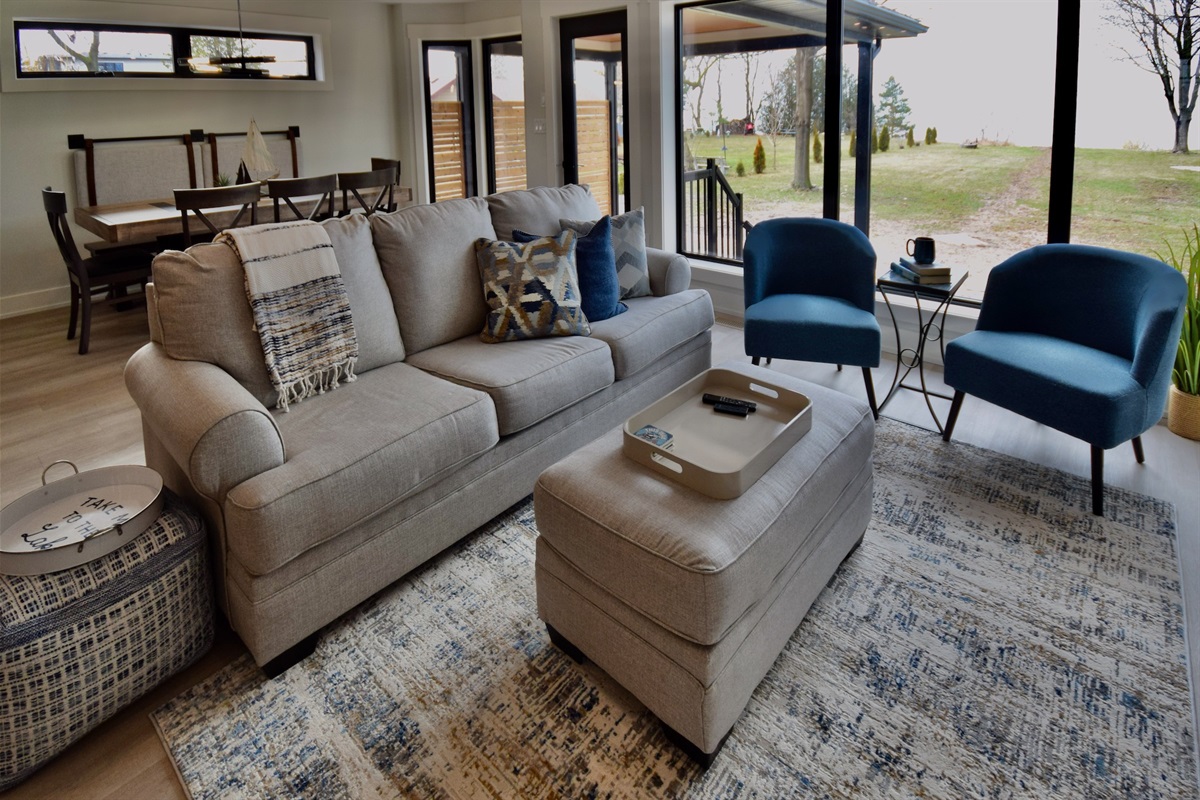 Enjoy the view while sipping a cup of tea