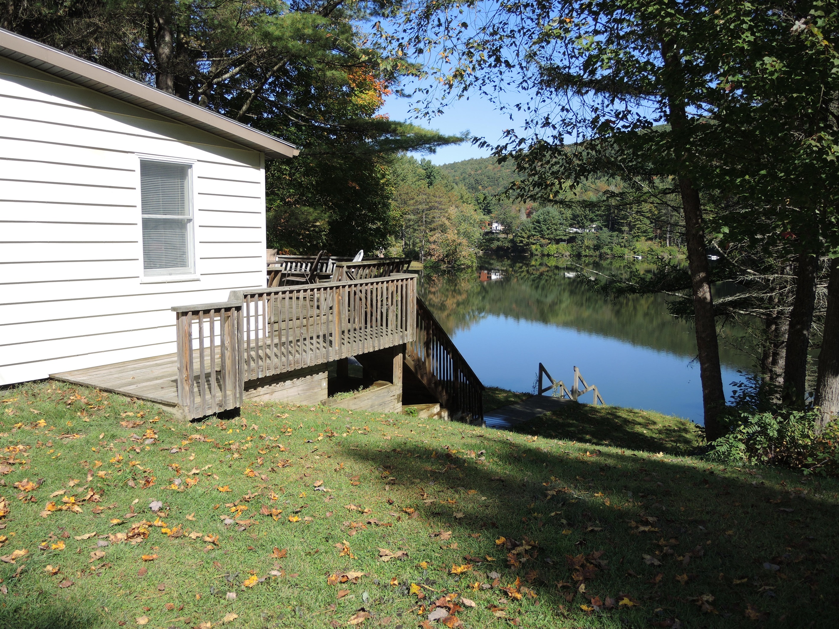 Wrap around deck