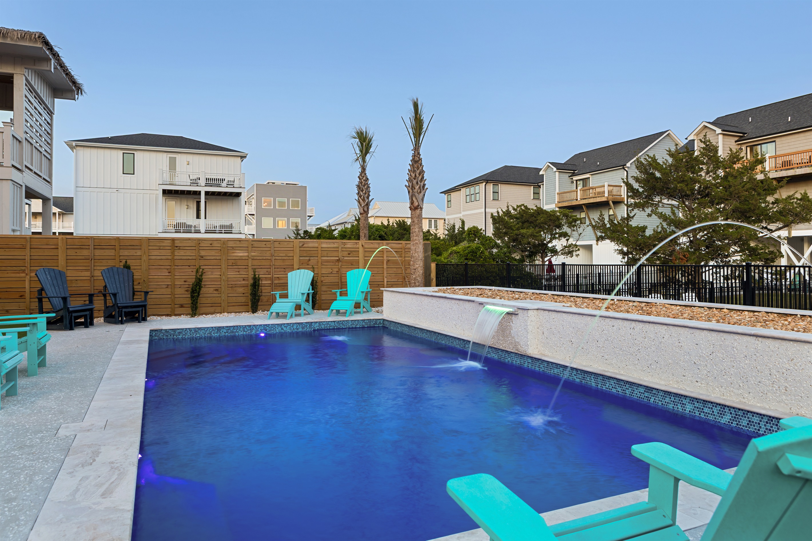 An evening or morning swim is the perfect way to enjoy your vacation