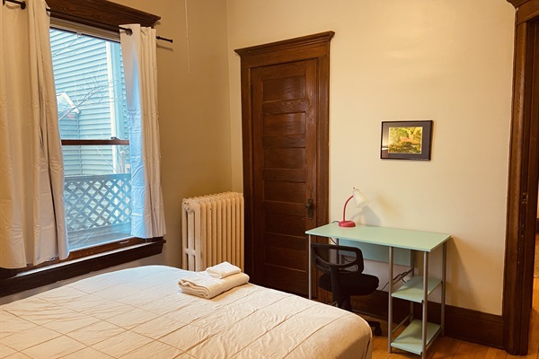 Desk/workspace in your private room.