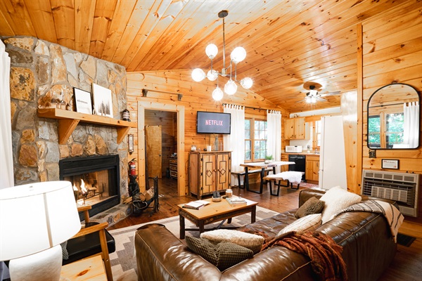 Open concept kitchen living room