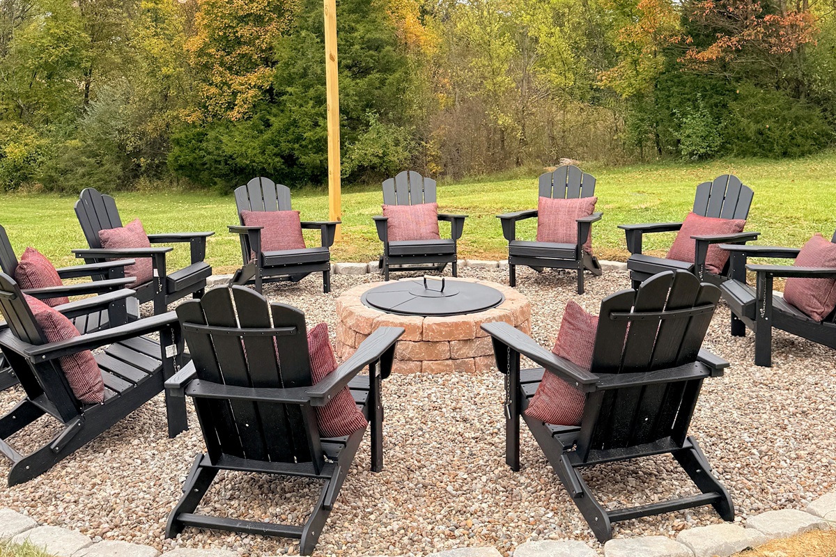 A refined take on fireside connection — plush seating, warm embers, and the kind of quiet conversation that lingers long after the last pour.