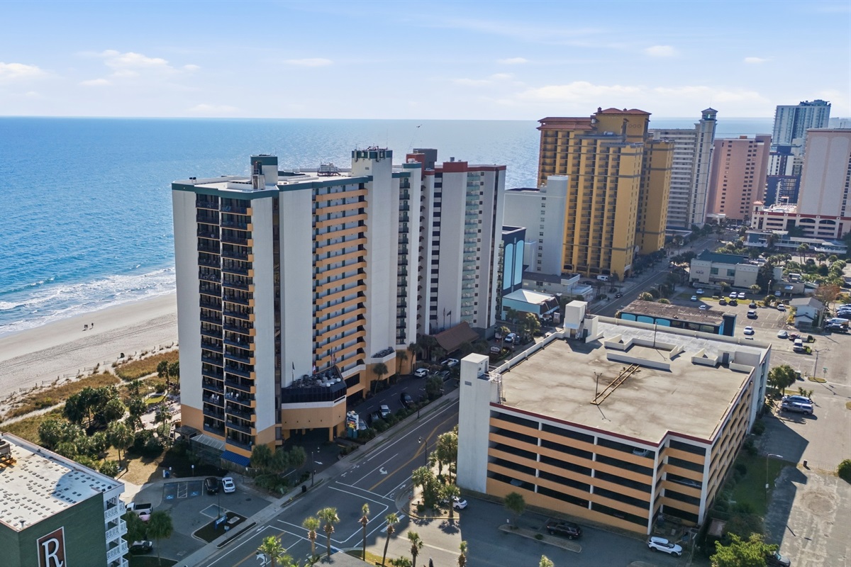 Parking is located across the street from the Resort.