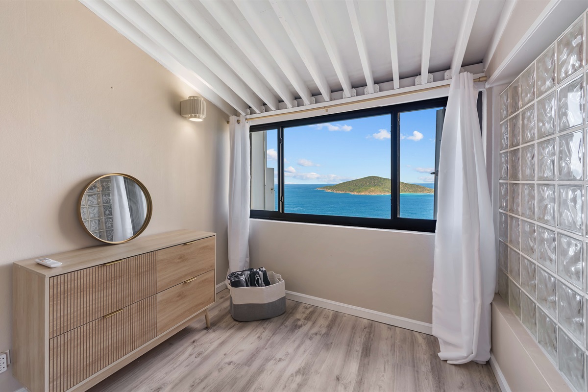 The view from the guest bedroom is just gorgeous!