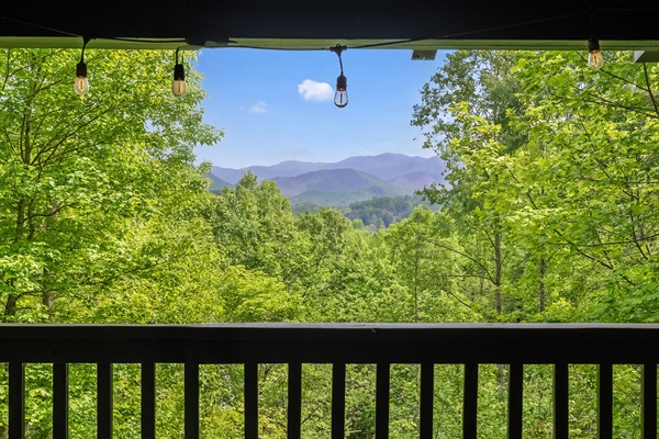 Deck views of Mt. Le Conte