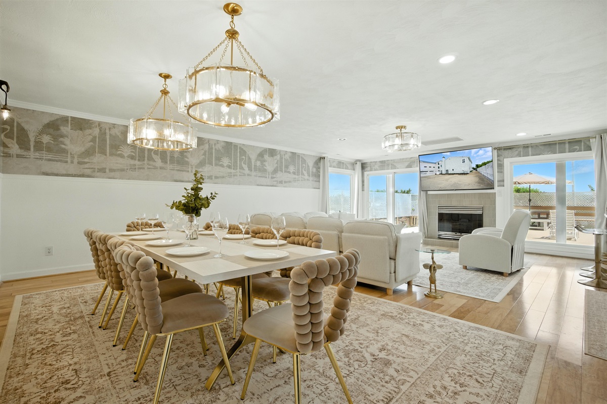 Dining Room and Living Room on the main level