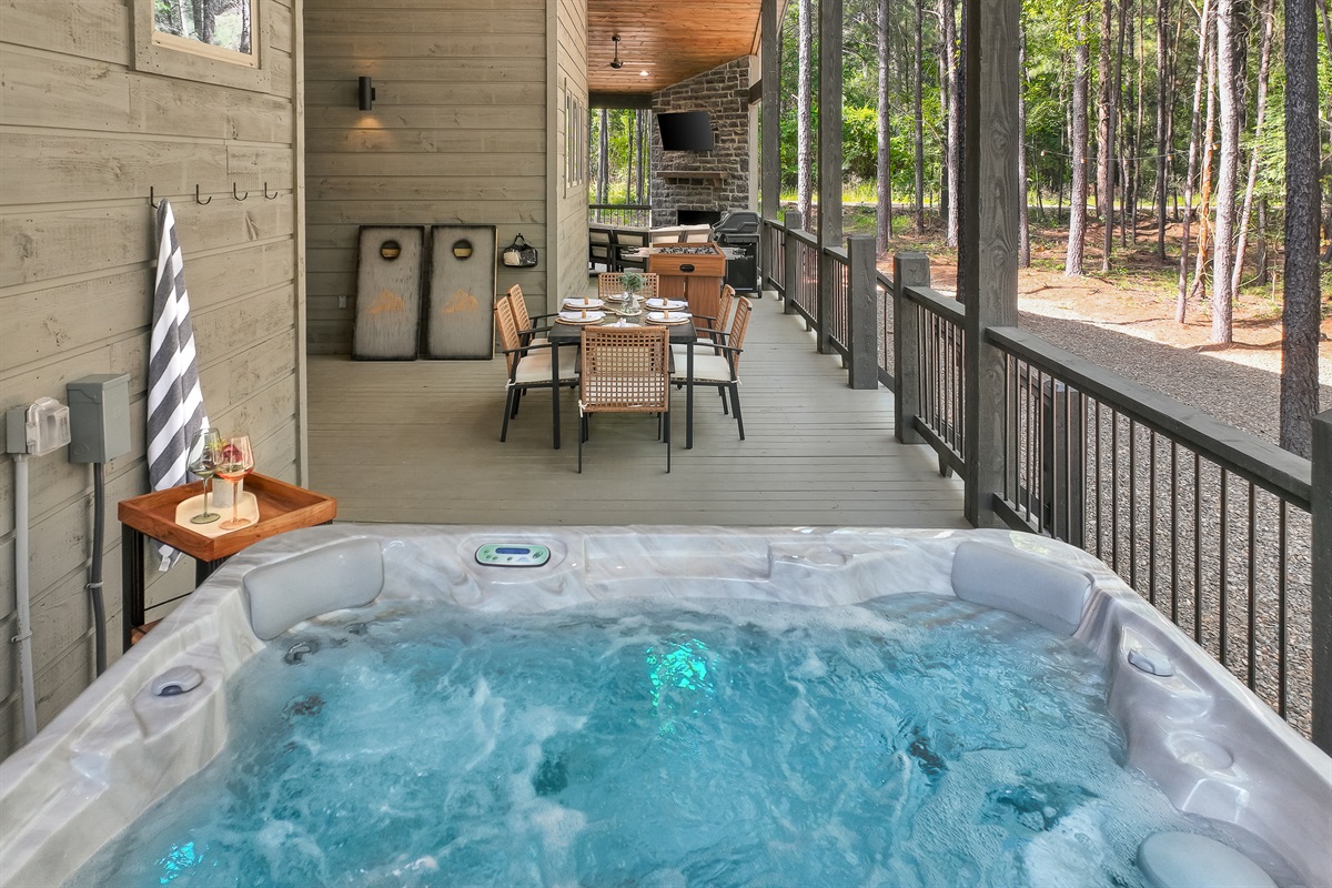 You may never want to leave.. this cabin has it ALL!