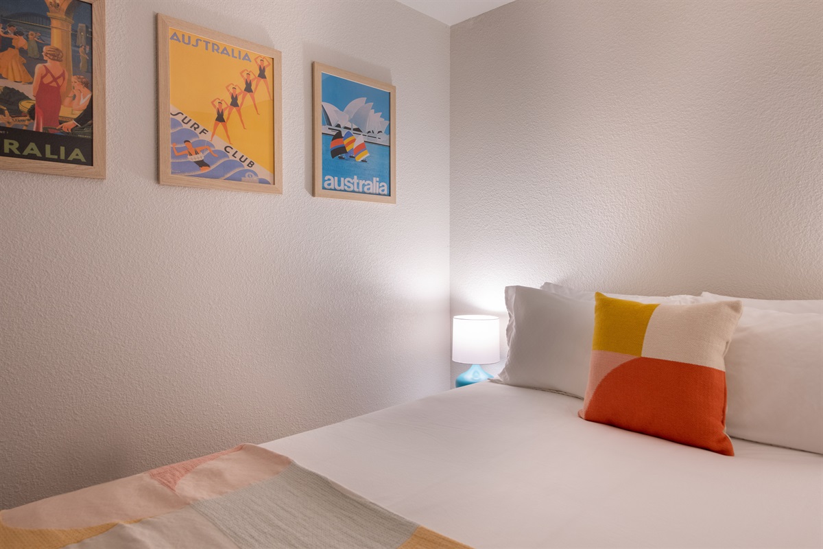 This bedroom has an office/desk so if you value privacy to work a little during your trip, this would be a great choice