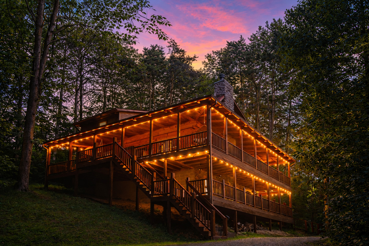 Welcome to Ramblin Rose Lodge - a 14 person, dog friendly luxury retreat in the heart of Hocking Hills
