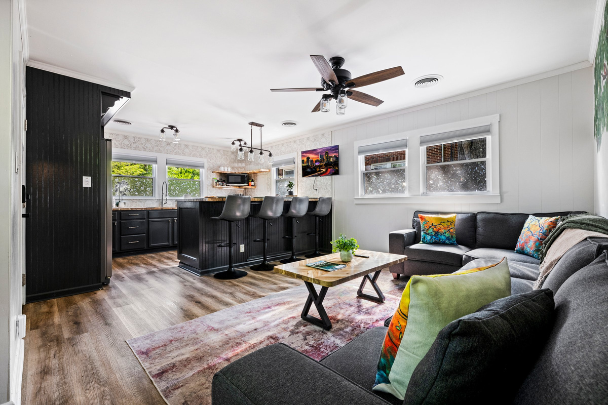 Open concept so everyone feels connected.