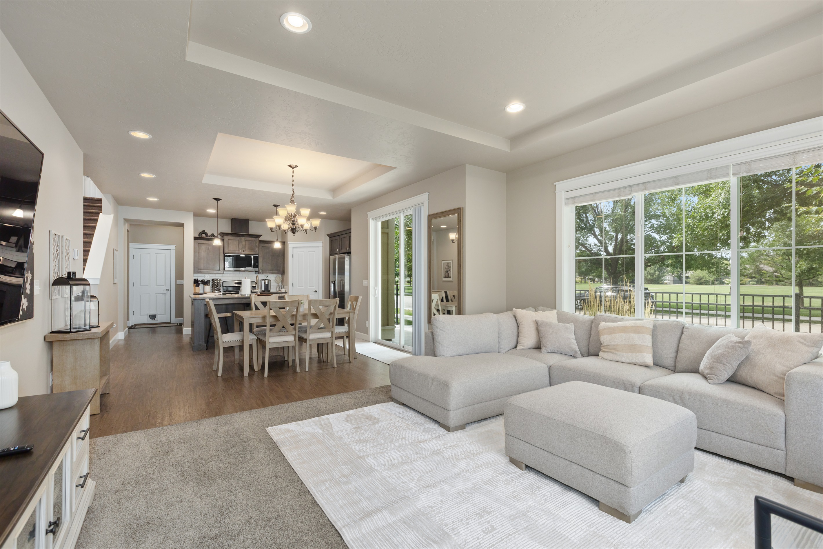 Open floor plan — perfect for gathering with friends & family.