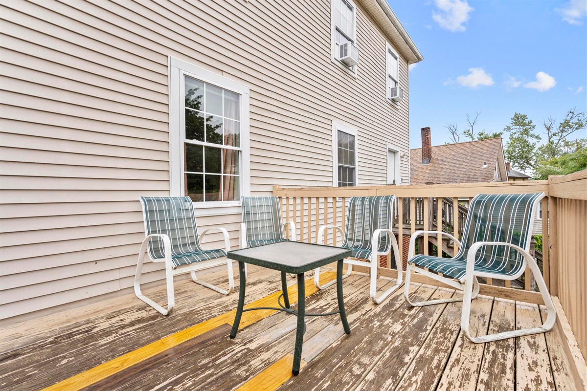 Deck with Chairs and Table