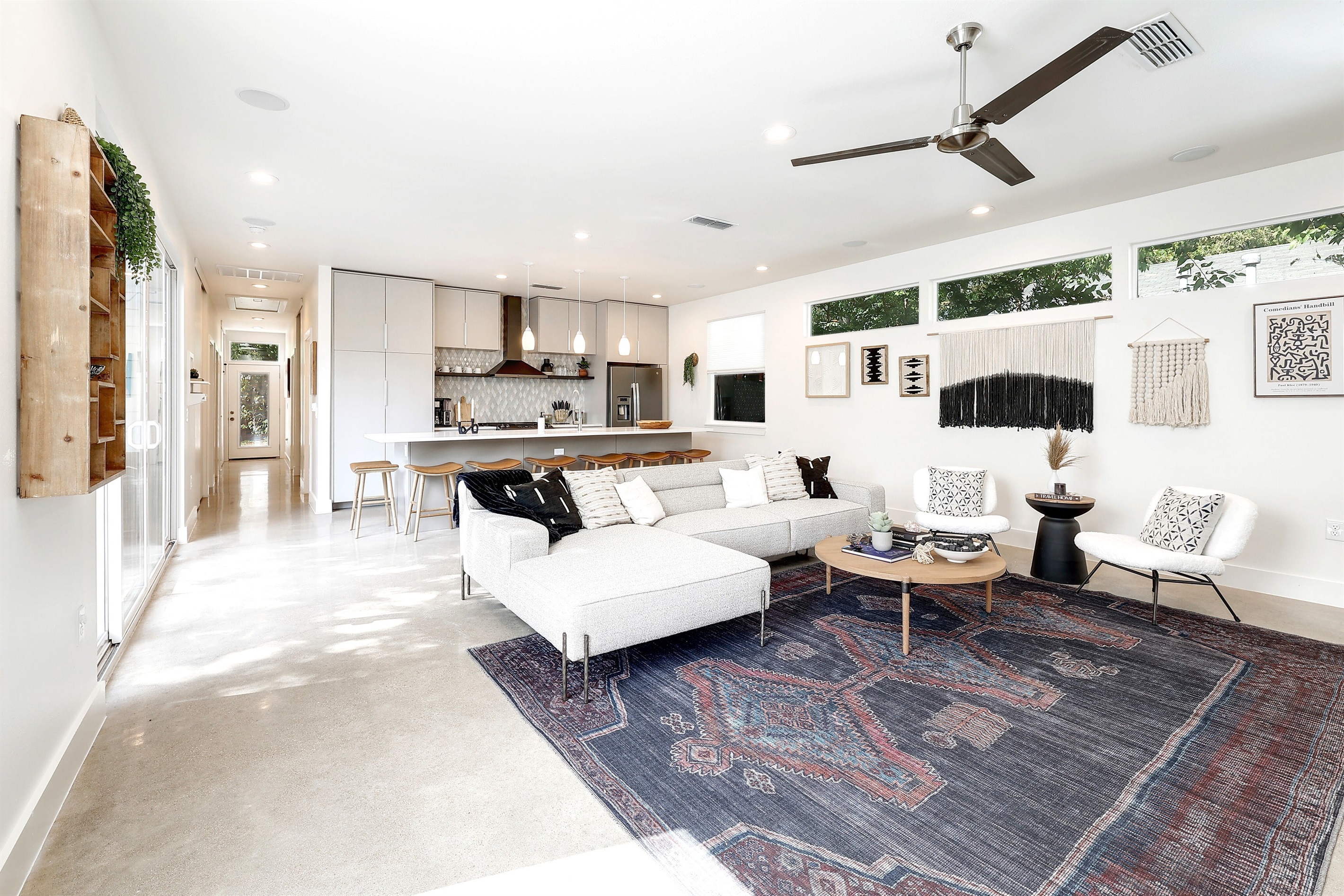 Vibrant and spacious living space