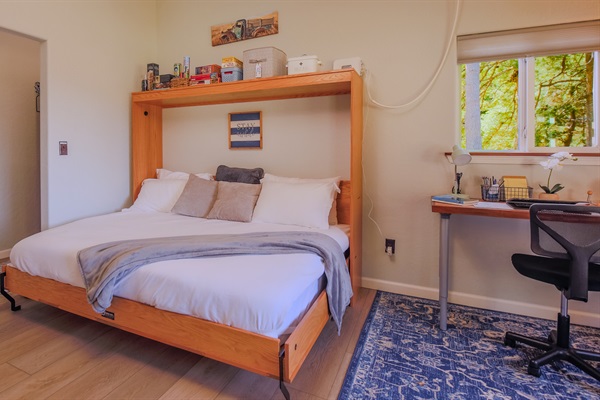 Queen Murphy Bed in Living Room