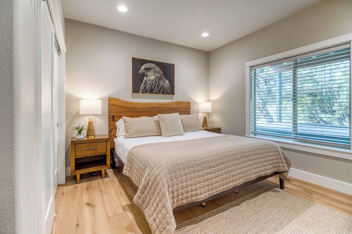 All of our bedrooms are furnished with luggage racks, fans and seating.