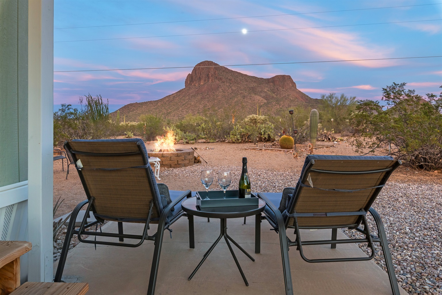 Relax, breathe, and take in the desert and mountain views that make this place special.