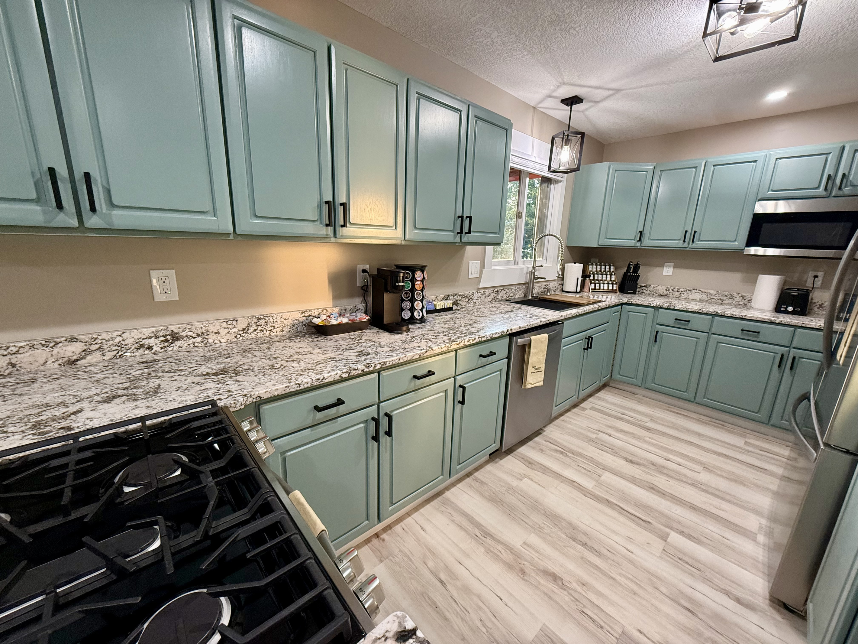 Kitchen with brand new appliances