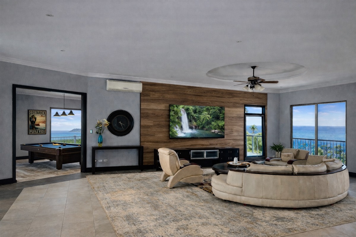 Great room and Smart TV