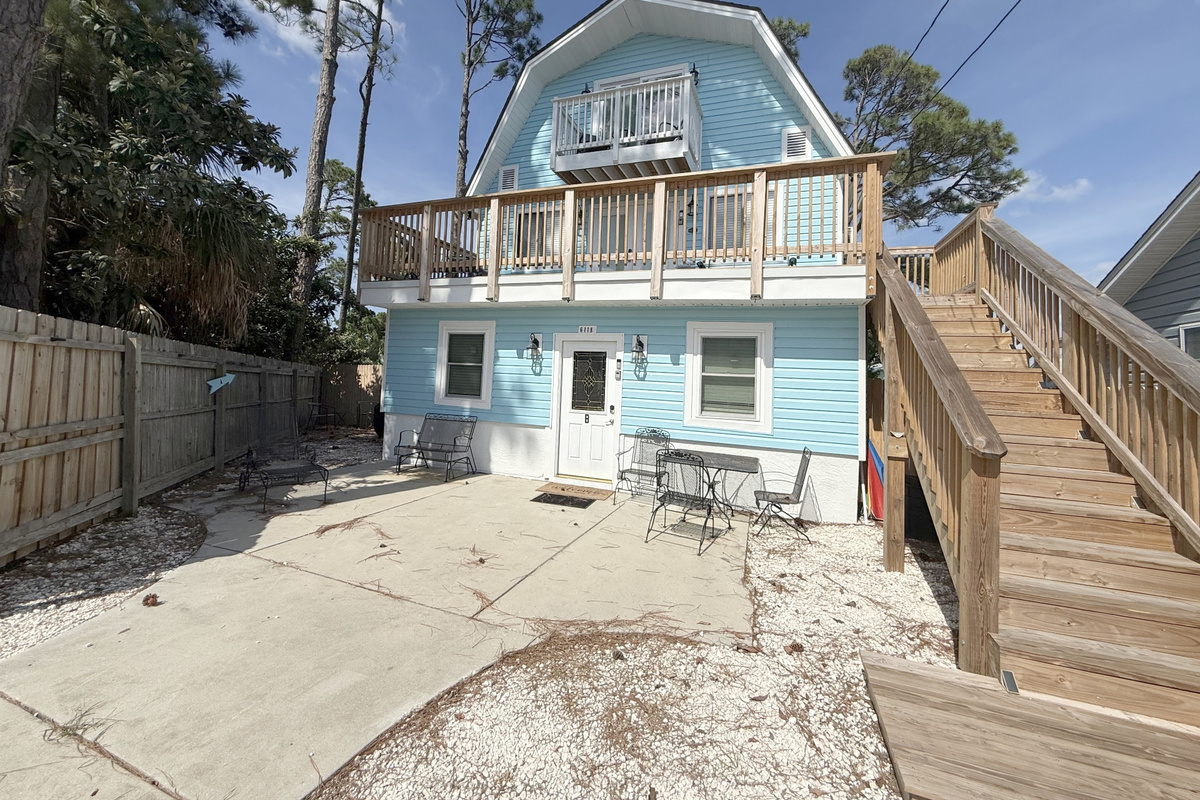 Exterior stairs to the Biltmore Beach Coastal (2nd floor)