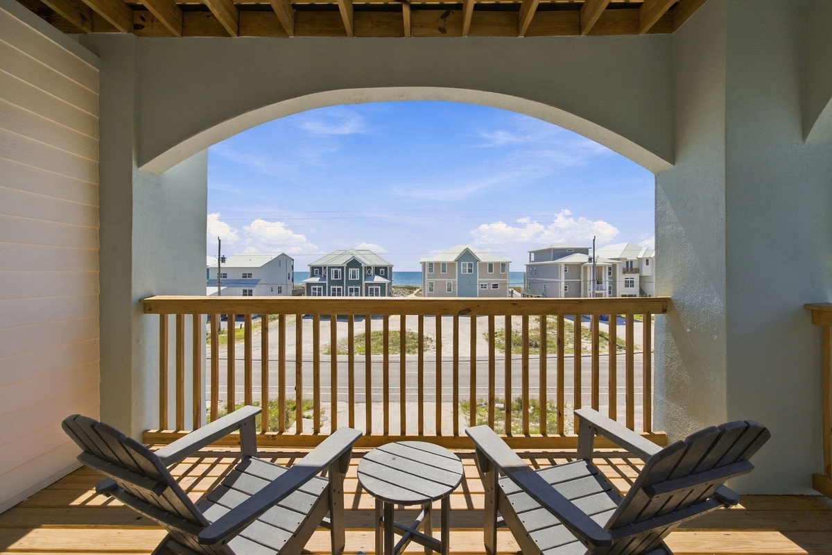 Take in beautiful views from your private retreat.