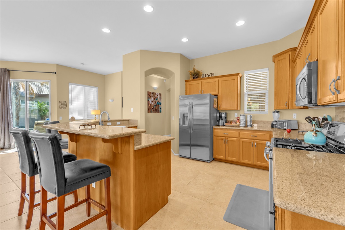 All stainless steel appliances