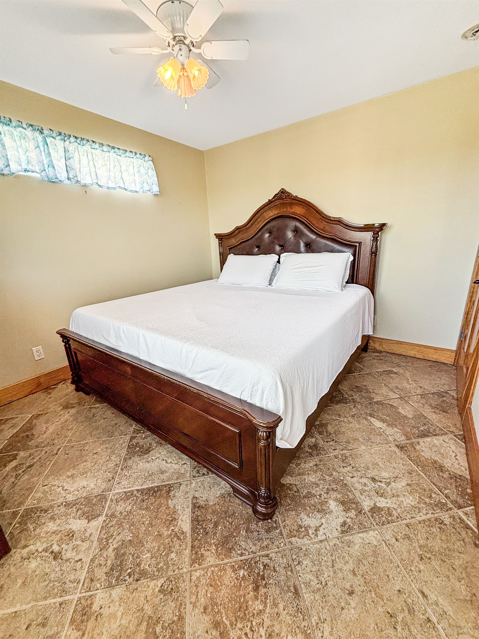 Side A bedroom 1 offers a king bed