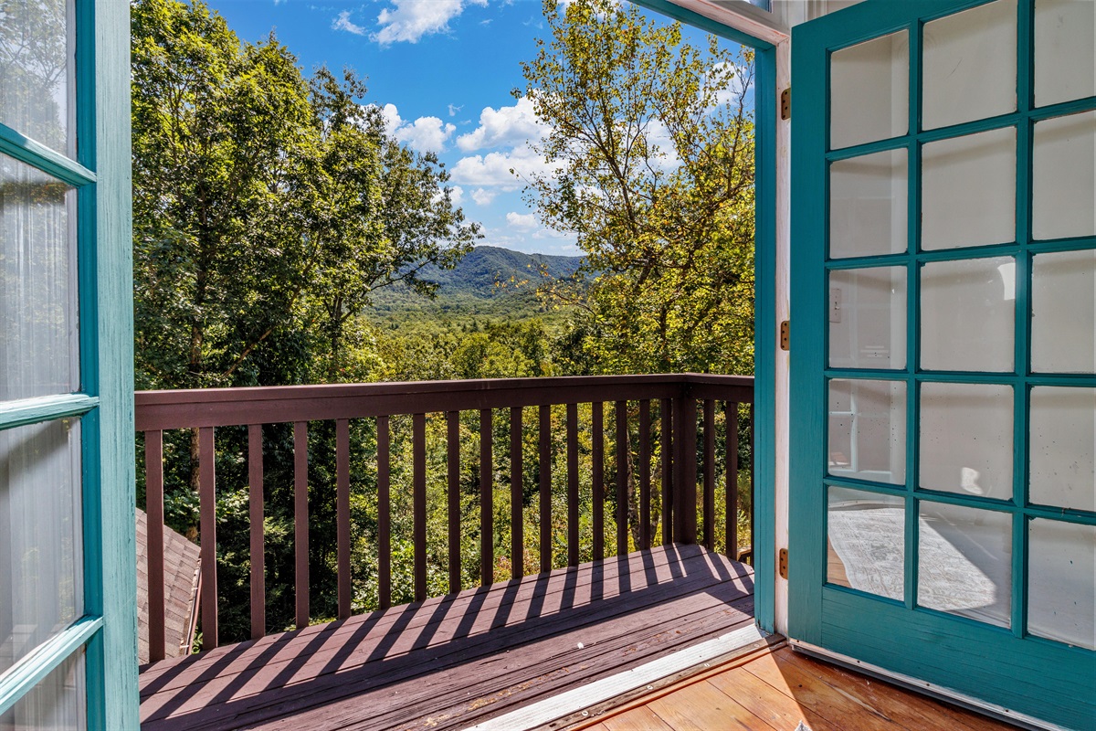 Balcony in Primary Bedroom