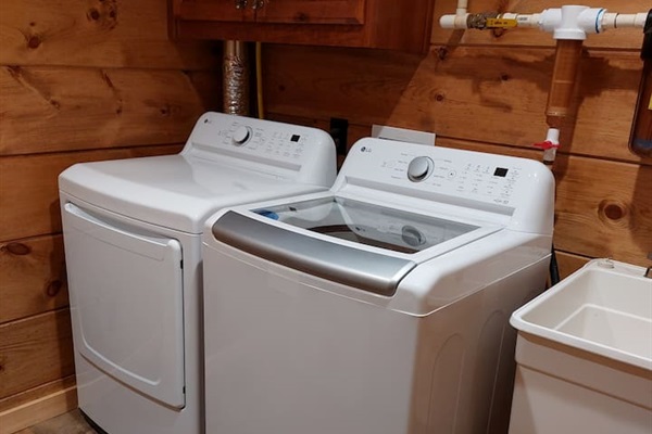 Lower level laundry facility 