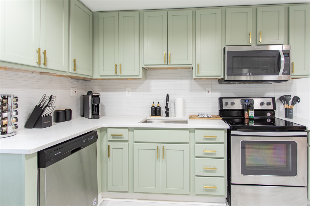Fully equipped kitchen