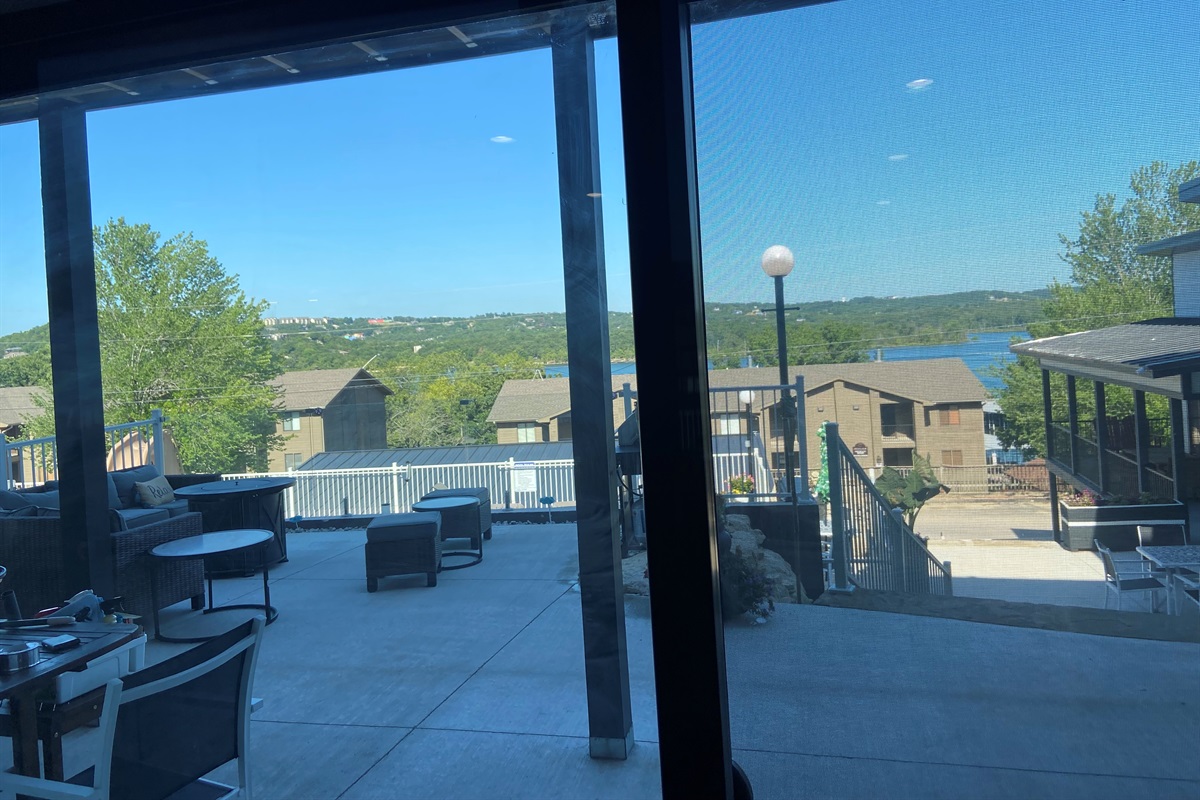 View From Sliding Glass Door