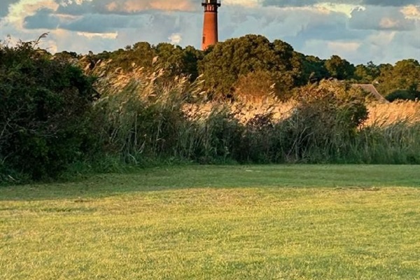 Currituck Lighthouse view from the park.